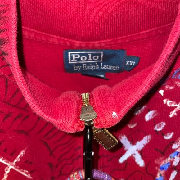 Ralph Lauren Quarter ZIp | Designed by Zipaene - Connecticut Streetwear Artist - Picture 5 of 5